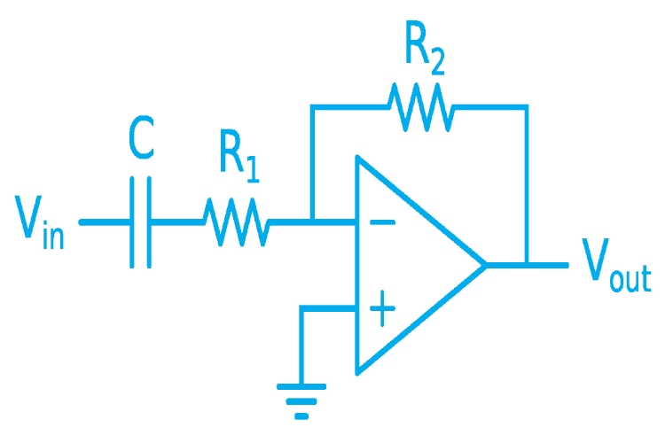 Active High Pass Filter Circuit