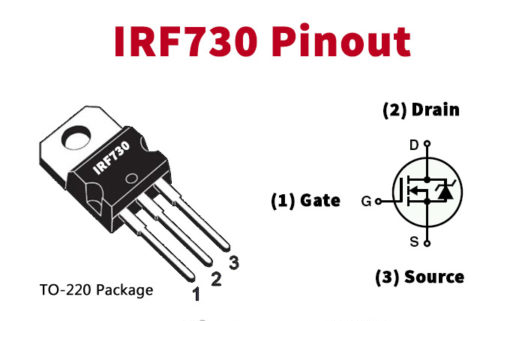 Lot 10x IRF730 MOSFET N-Channel 400V 5.5A TO-220 - Transistor MAJOR
