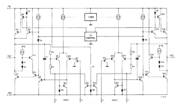 TDA2822M Schematic Diagram