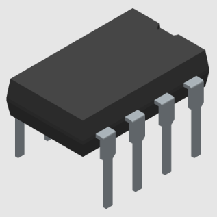 TDA2822M 3D Model
