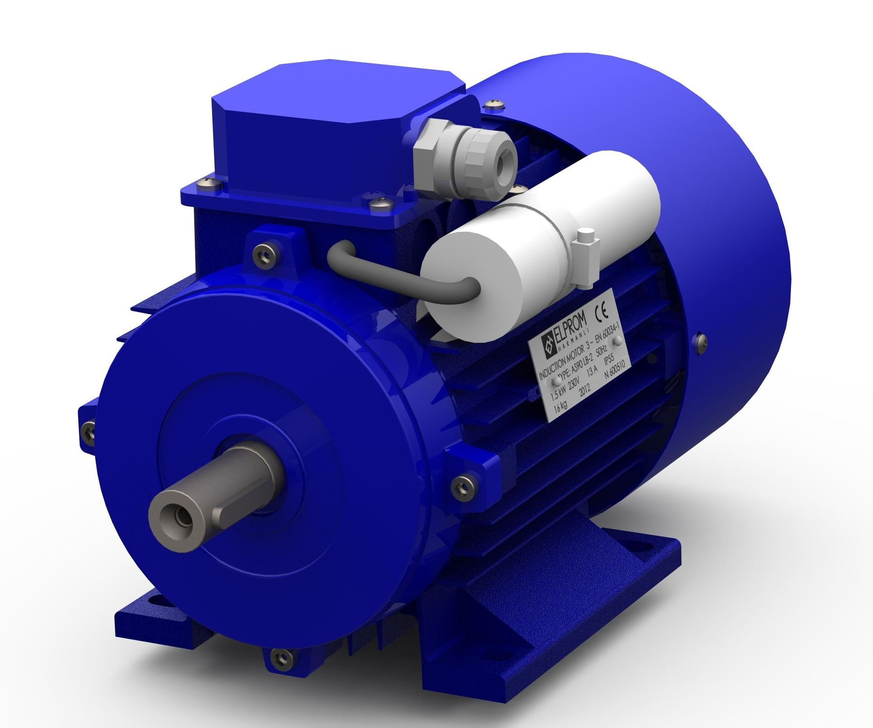 Figure 2. Single-Phase Motor with Starting Capacitor