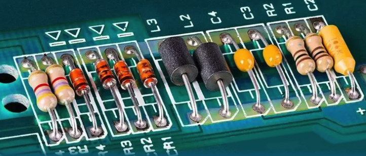 Figure 7. Carbon Film Resistors on Printed Circuit Board
